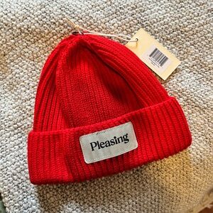 NWT Pleasing by Harry Styles Red Beanie